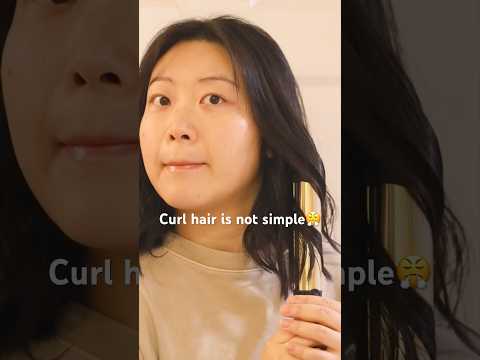 easy curl hair routine #life #hairstyle