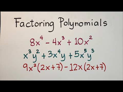 Factoring Polynomials - Common Monomial Factoring Grade 8