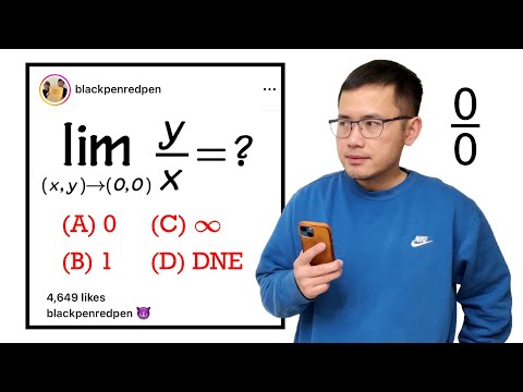 My first calculus 3 limit on YouTube