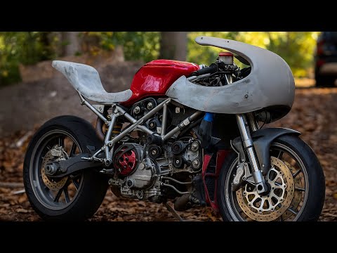 Ducati Superbike Cafe Racer Build Part 1: Custom Fairing and Tail Section!!!