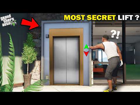 GTA 5 : I Opened A Secret Elevator Outside Franklin's House in GTA 5.. (GTA 5 Mods)