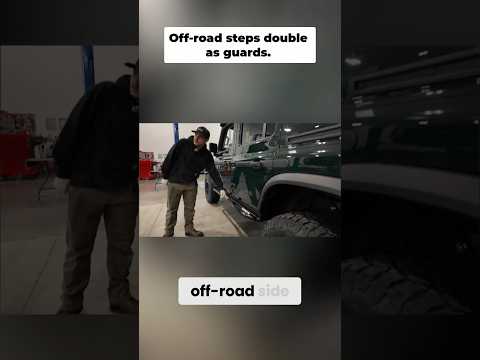 Off-Road Side Steps: Ultimate Underside Guard & Step #shorts