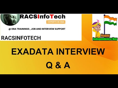 Oracle Exadata Interview Questions and Answers From Racsinfotech