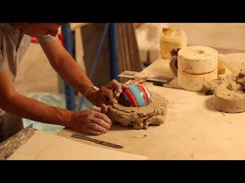 How to make a ceramic casting mould - long version