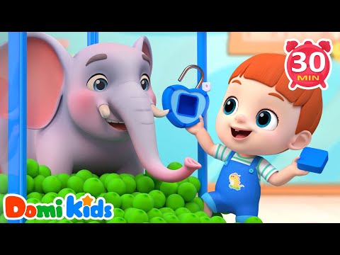 開鎖救動物🦁🔓｜幫助小動物脫困大作戰！｜拯救小動物大行動｜寶貝來幫忙！｜寶貝多米