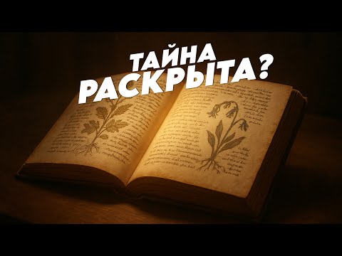 САМАЯ ЗАГАДОЧНАЯ КНИГА В ИСТОРИИ | Манускрипт Войнича