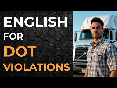 What to Say When You Get a DOT Violation 👮🏽🚚 -  30 Officer Questions and Answers