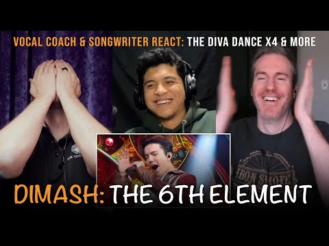 Vocal Coach & Songwriter React to Dimash singing 4 versions of The Diva Dance + a duet w/ Li Yugang