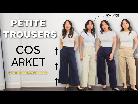Best Petite Trousers from COS & ARKET | Spring 2025 Try-On
