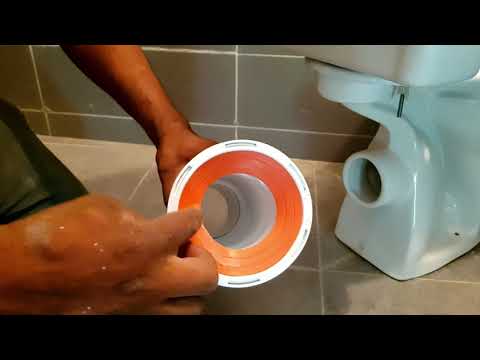 طريقة سهلة لي تركيب المرحاض العصريpose de toilettes لاساس▶️2