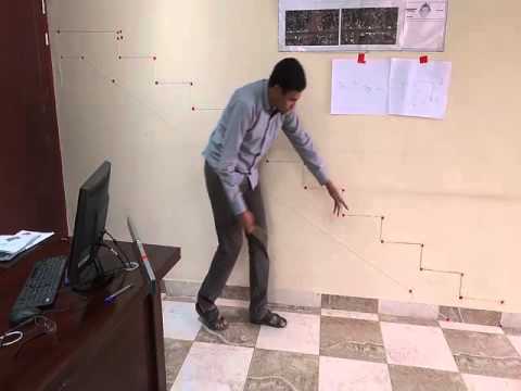 طريقة تقسيم درج السلم