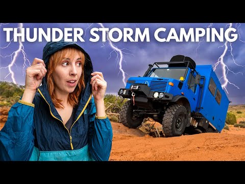 Remote Off-Roading in a Wild Thunder Storm