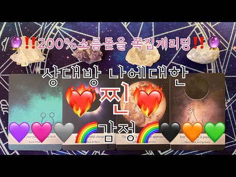 타로- 🌹상대방🌹 나에대한 찐감정💜🖤🩶🩷❤️