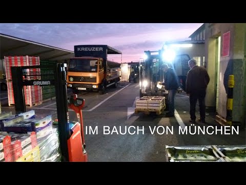 Geschäfte im Morgengrauen – die Münchner Großmarkthalle