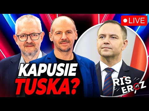 🔴HAKI TUSKA, JACHIRA NA LOTNISKU, MICHALIK ATAKUJE ONET | RISERCZ