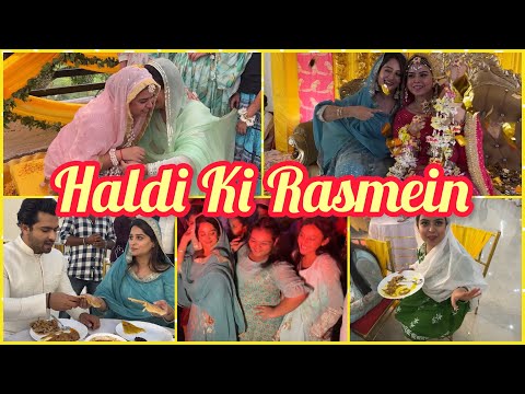 Haldi Ki Subah & Haldi Baraat| Saba Ki Haldi ❤️