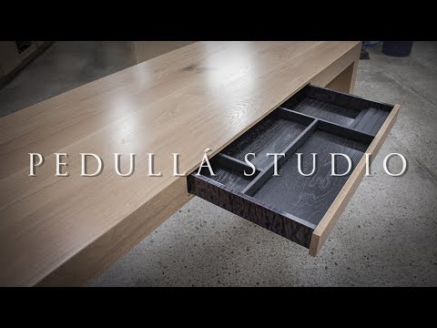 PEDULLA STUDIO | Building a White Oak Office Desk