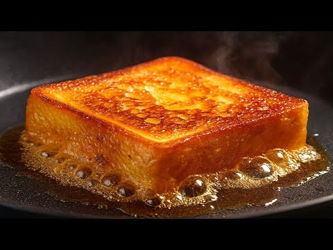 If you have bread, eggs and milk at home, you can make this crispy French toast!