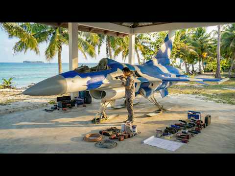 Man Builds a Custom SU-35 Jet Boat from Scratch | Start to Finish by ‪@ThanhSuperBoat‬