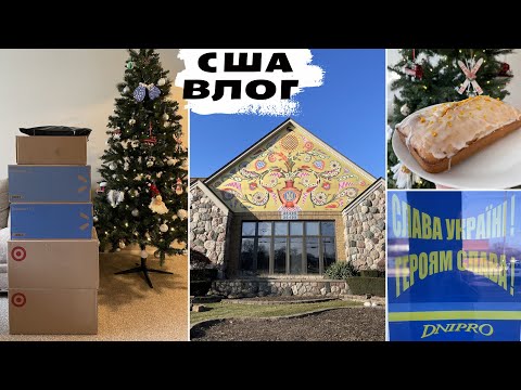 США ВЛОГ: Відправляємо посилки з США в Україну | Апельсиновий кекс | Покупки для дому