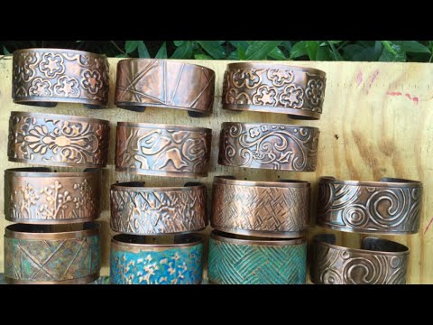 Making a Copper Cuff Bracelet