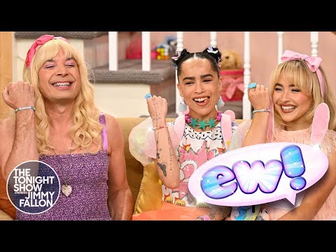 "Ew!" with Zoë Kravitz and Sabrina Carpenter | The Tonight Show Starring Jimmy Fallon