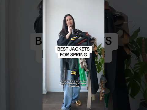 Spring jackets to wear on repeat 🔁