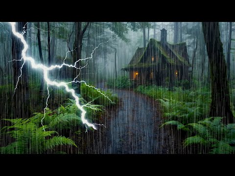 HEAVY RAIN AND THUNDER SOUNDS - DEEP SLEEP | Thunderstorm for Sleeping - Rain Sound Comfort #2