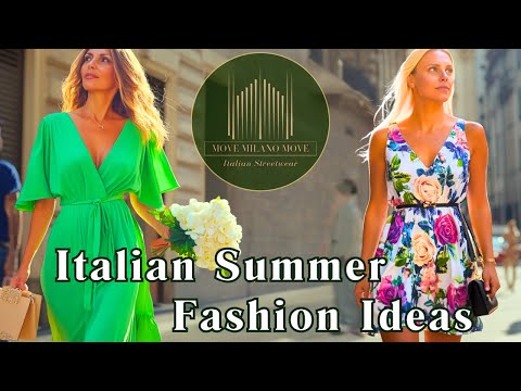 🌷Italian August Street Style Ideas 🇮🇹: Milan Summer Fashion Trends