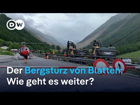 Unsichere Zukunft nach Gletscher-Abgang in Blatten | DW Nachrichten