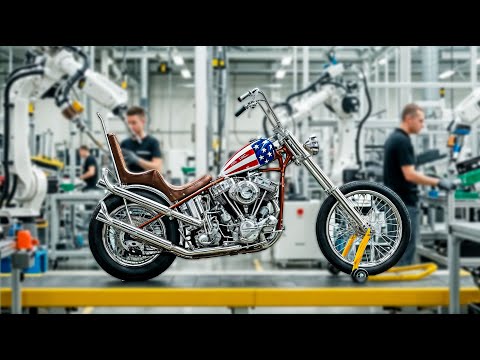 How the Famous 1960s Captain America Chopper is Built in 4K