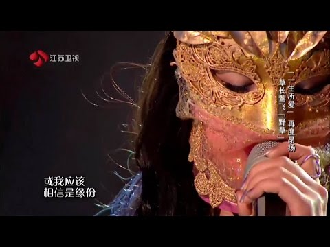 《一生所愛》【 影音純化音樂純享版】 蒙面歌王譚維維Tan WeiWei 野草 20150823 youtube