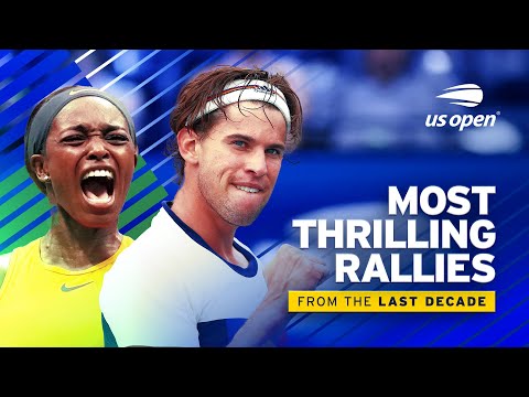 Most THRILLING Rallies of the last 10 Years | US Open