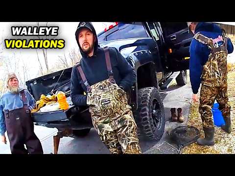 Game Warden WATCHED Him Snagging Walleye