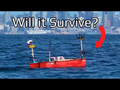 Autonomous Boat 50km Waypoint Mission