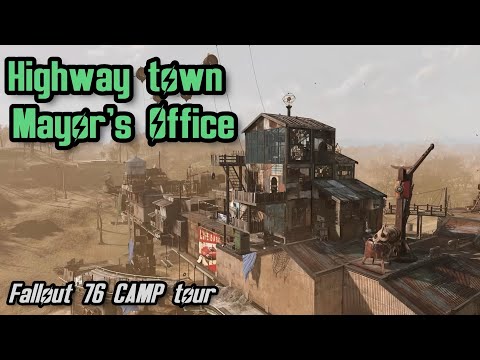 Fallout 76 Highway Town Mayor’s Office CAMP tour
