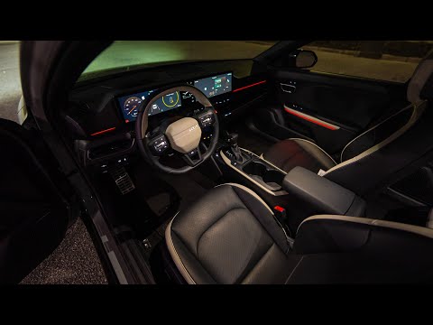 AT NIGHT 2025 Kia K4 GT-Line TURBO -- Headlights, Interior Screens & Night Visibility Test
