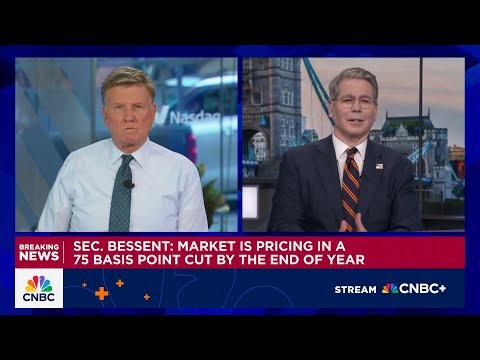 Watch CNBC's full interview with Treasury Secretary Scott Bessent