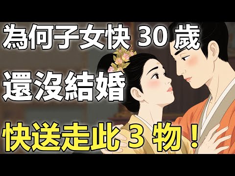 為何子女快30歲還沒結婚？月老提醒：趕緊送走家中此3物，良緣自然來！【輪回|因果|佛學】