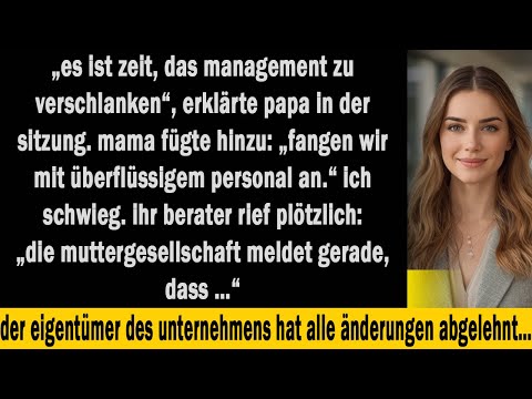 Sie wollten ohne mich „umstrukturieren“ – ohne zu wissen, dass ich die Holding kontrolliere.