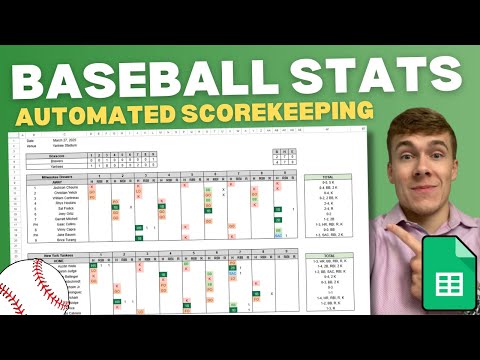 Baseball Stats And Scorekeeping In Google Sheets