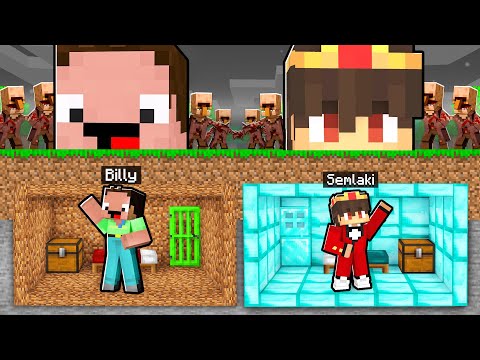 Billy und Semlaki BUNKER vs Gruselige Villager Apocalypse in Minecraft!