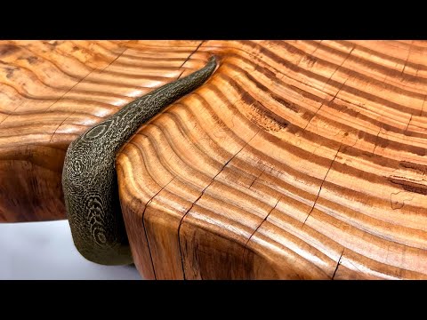 How I Squished the Wood to Make This Table