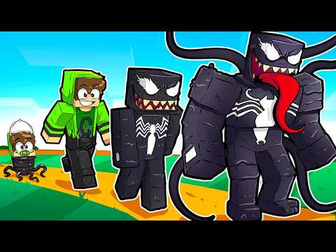 I SURVIVED from BABY VENOM to IMMORTAL VENOM in Minecraft!
