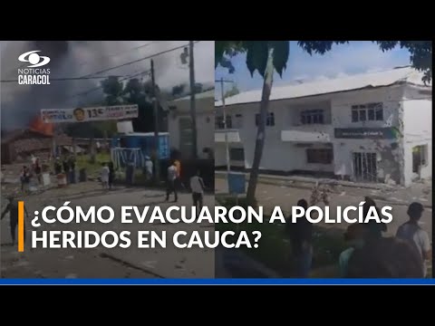 ¿Qué se sabe de los policías que resultaron heridos en ataque de disidencias en Buenos Aires, Cauca?