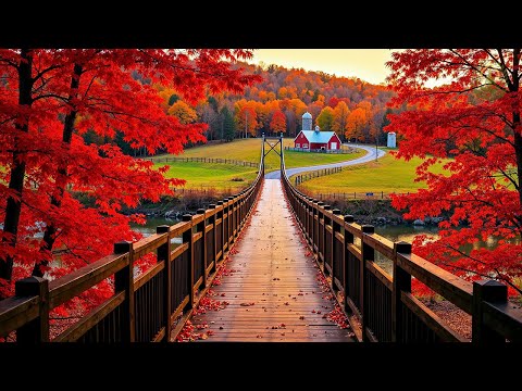 (No Ads) Soothing Autumn Music 🍁 Relaxing Melodies for Stress Relief & Inner Healing