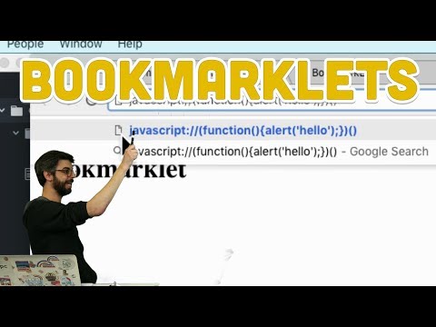 11.2: Bookmarklets - Programming with Text