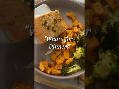 One Pan Lemon Garlic Butter Salmon & Veggies I High Protein Dinner in 30 mins #highproteindinners