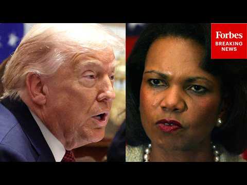 'A Woman Who's Really Respected': Trump Shouts Out Condoleezza Rice At Roundtable