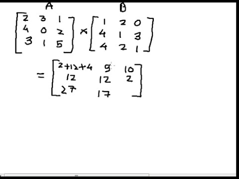 Program to multiply two matrices in C language